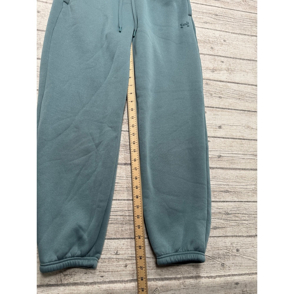 Under Armour Joggers Women's Small Teal Loose Fleece Lined Athletic Training Gym - Picture 4 of 6
